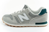 Pantofi sport New Balance 373 pentru bărbați, piele gri la modă, gri verde