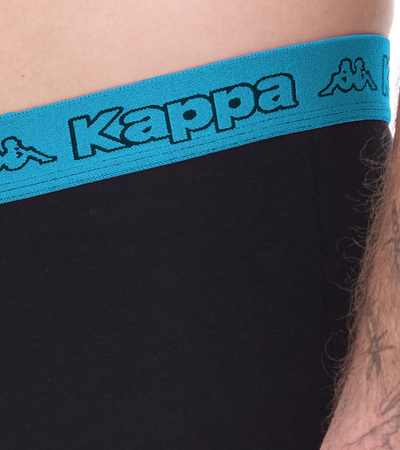 Kappa Herren-Boxershorts [351K1JW ADN] 2er-Pack, schwarz.