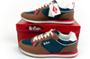 Teniși Lee Cooper pentru bărbați, la modă, confortabili, durabili, bleumarin, maro