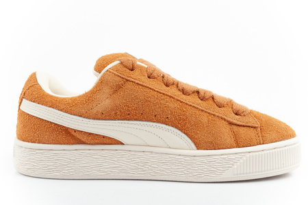Pantofi sport Puma Suede XL Hairy din piele, maro la modă [397241 04]