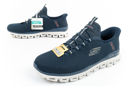 Teniși Skechers Glide-Step pentru bărbați, confortabili, slip-ins, bleumarin