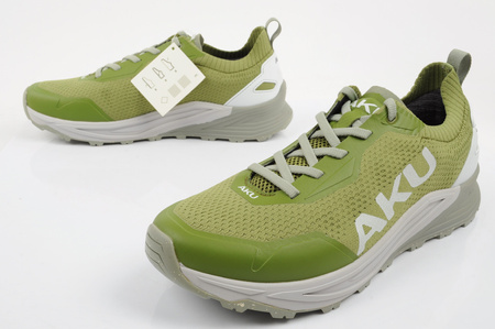 Pantofi de drumeție pentru bărbați Aku Aira, confortabili, verde gri