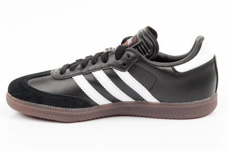 Teniși Adidas Samba, piele la modă, negri