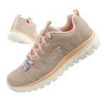 Pantofi sport de damă Skechers Graceful Twisted Fortune [12614/NTCL], bej.