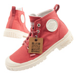 Ghete înalte Palladium Pampa SP20 pentru femei, roșu cărămiziu