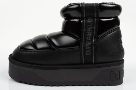 Pantofi de iarna dama D.Franklin [DFSH371011-BLAC], negri.