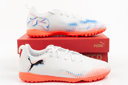 Ghete de fotbal pentru copii Puma Future 8 Play TT, albe