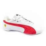 Pantofi sport Puma pentru bărbați Ferrari Future Cat, piele naturală albă, la modă