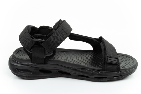 Sandale Lee Cooper pentru bărbați cu velcro, de vară, negre, ușoare