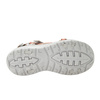 Sandale Lee Cooper pentru femei cu velcro pentru plajă de vară, gri deschis și roz