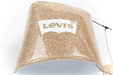 Șlapi sport Levi's pentru femei, confortabili, cu sclipici, la modă