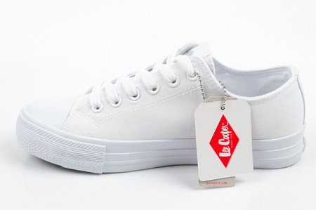 Teniși Lee Cooper pentru femei, albi la modă, confortabili