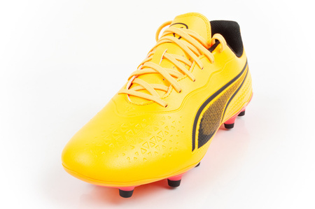 Ghete de fotbal Puma King Match FG/AG [107570 05], portocalii.