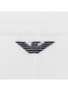 Șosete până la gleznă din bumbac Emporio Armani Calza, albe, confortabile, set de 3