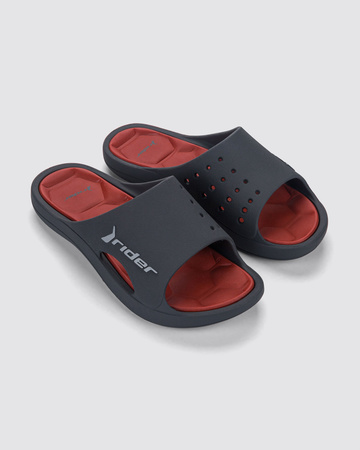 Șlapi sport pentru bărbați Rider Bay XIV AD, papuci gri confortabili