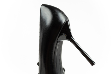 Pantofi de damă Karl Lagerfeld Sarabande cu toc înalt din piele naturală neagră [KL30919M 1M0]