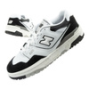 Pantofi sport New Balance 550 pentru tineri, din piele, la modă, alb-negru