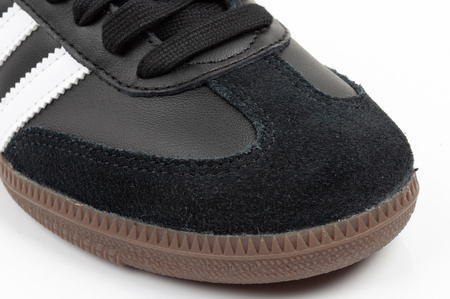 Teniși Adidas Samba OG, piele la modă, negri