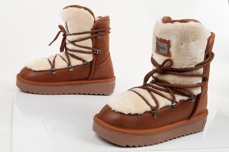 Pantofi de iarna dama D.Franklin [DFSH370005-CAME], maro.