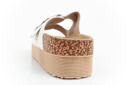 Pantofi sport Lee Cooper pentru femei, papuci cu platformă, albi, ușori [LCW-25-35-3496L]