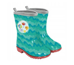 Ghete Wellington pentru copii Perletti Cool Kids Rybki [15593], verde.