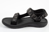 Sandale Lee Cooper pentru bărbați cu velcro pentru vară, plajă, negre ușoare