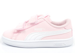 Pantofi sport pentru copii Puma Smash v2 [365183 49], roz și alb.
