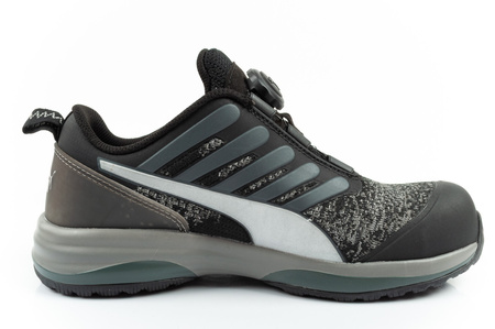 Pantofi de lucru Puma Charge Black Disc Low S1P ESD HRO SRC, Negri BOA