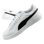 Teniși din piele pentru bărbați Puma Smash 3.0, albi