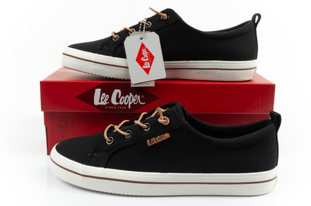 Teniși Lee Cooper pentru femei - Negri la modă și confortabili