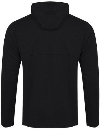 Hanorac sport cu glugă și fermoar complet, negru, din bumbac, Puma, pentru bărbați