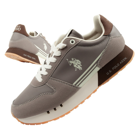 U.S. Polo Assn pantofi sport adidași bărbați la modă confortabil maro