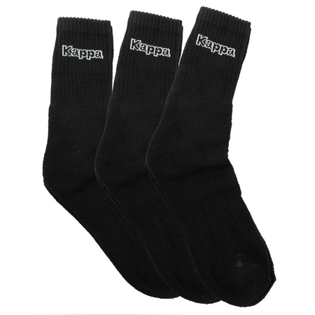 Kappa șosete lungi negre [34113IW 901] 3PAK