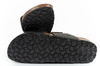 Sandale damă Bio Bio, model turnat, piele naturală, negru