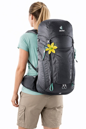 Rucsac sport Deuter Trail Pro 34 SL pentru trekking și alpinism, gri