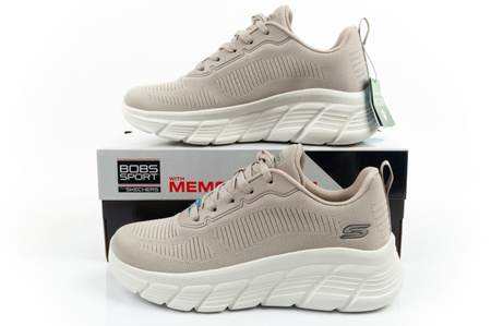Teniși Skechers Bobs B Flex pentru femei, în culoarea bej la modă