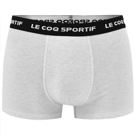 Le Coq Sportif boxeri chiloți bărbați set de 3 roșu gri bleumarin