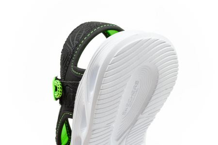 Sandale Skechers pentru copii [401673L/BKLM] Pantofi cu LED, negru.