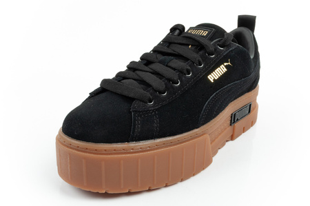 Pantofi sport Puma Mayze pentru femei, cu platformă, negri, din piele la modă