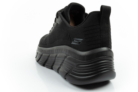 Teniși Skechers Bobs B Flex pentru femei, în negru la modă