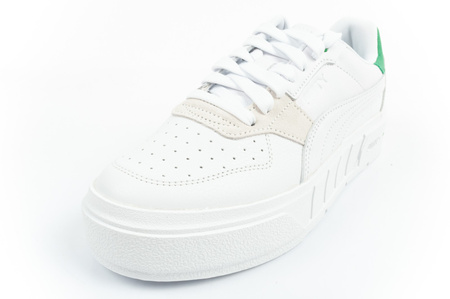 Pantofi sport damă Puma Cali Court Match din piele cu platformă albă [393094 01]