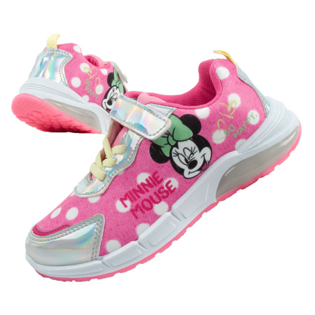 Pantofi sport pentru copii Leomil [DM011035] Minnie Mouse LED, roz.