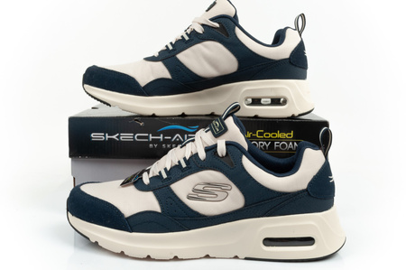 Pantofi sport pentru bărbați Skechers Skech-Air Court [232648/NVNT], bej și bleumarin.