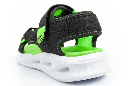Sandale Skechers pentru copii [401673L/BKLM] Pantofi cu LED, negru.