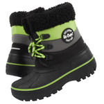 Cizme de zapada pentru copii Lee Cooper [LCJ-24-44-2856], negre si verzi.