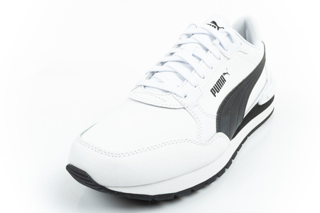 Pantofi sport Puma ST Runner v4 pentru copii, piele albă