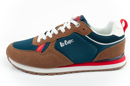 Teniși Lee Cooper pentru bărbați, la modă, confortabili, durabili, bleumarin, maro