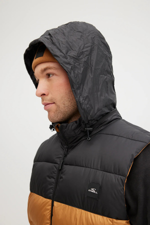 Vestă matlasată O'Neill Originals Puffer pentru bărbați, ușoară, confortabilă, maro