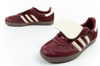Pantofi sport Adidas Samba pentru femei, teniși la modă din piele, vișiniu