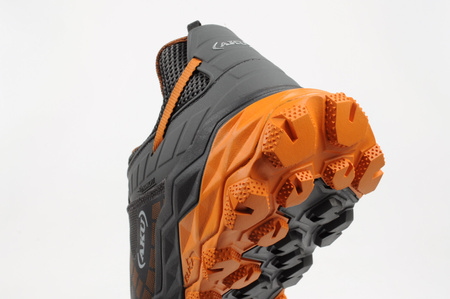 Pantofi de drumeție Aku Flyrock Vibram pentru bărbați, gri, portocaliu durabil